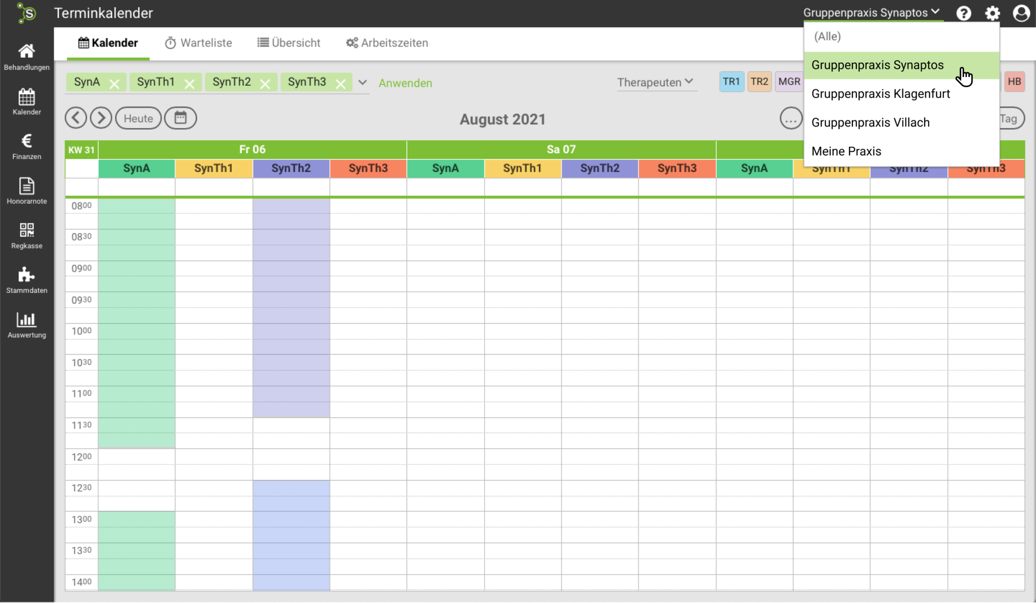 Gruppenkalender - Hilfe-Center